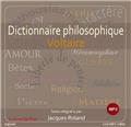 DICTIONNAIRE PHILOSOPHIQUE / 1 CD MP3  