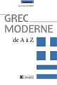 GREC MODERNE DE A À Z  