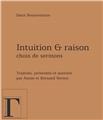 INTUITION & RAISON, CHOIX DE SERMONS  