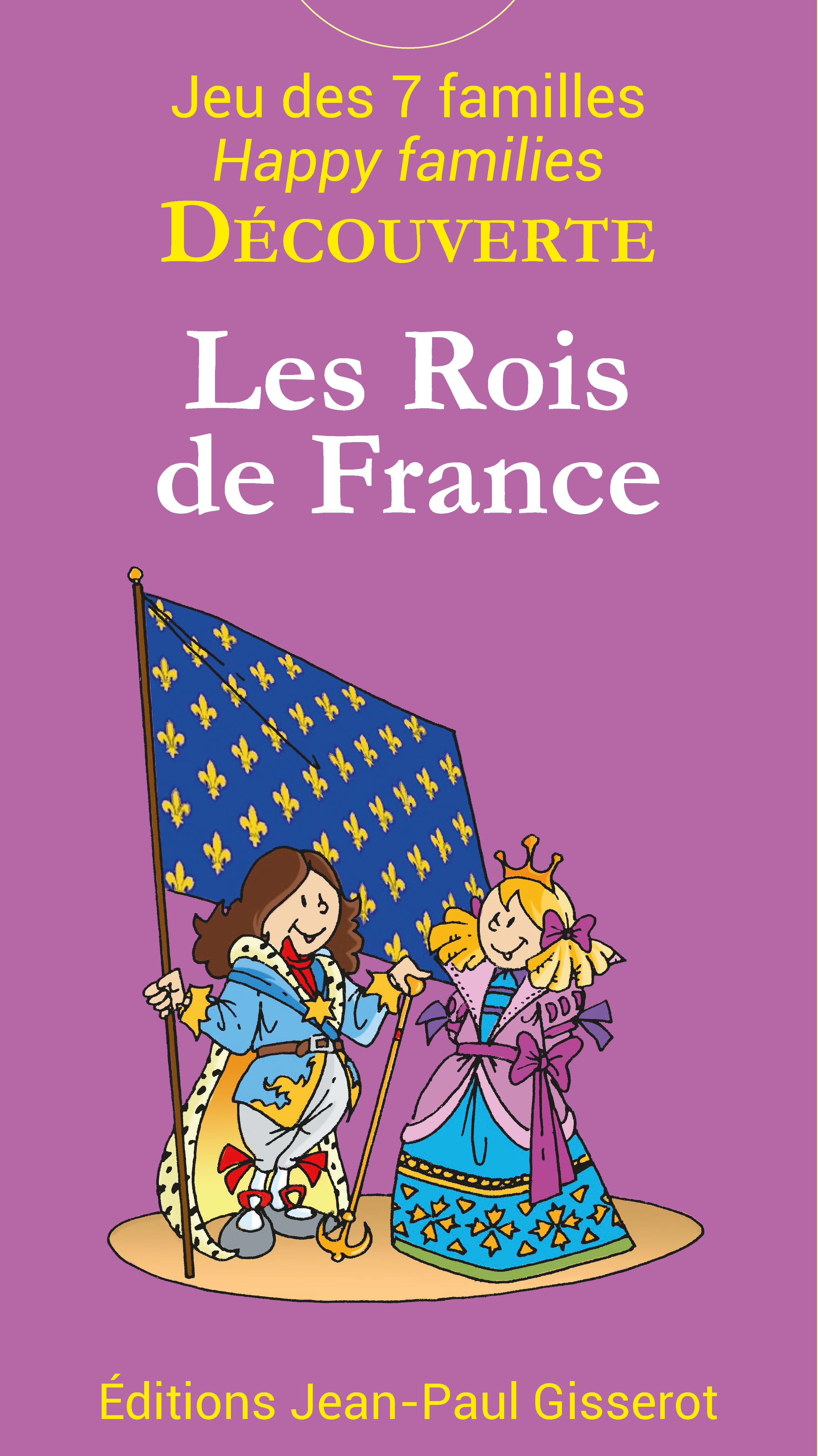 JEU DE 7 FAMILLES DÉCOUVERTE : LES ROIS DE FRANCE