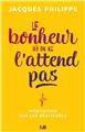 LE BONHEUR OÙ ON NE L’ATTEND PAS : MÉDITATION SUR LES BÉATITUDES  