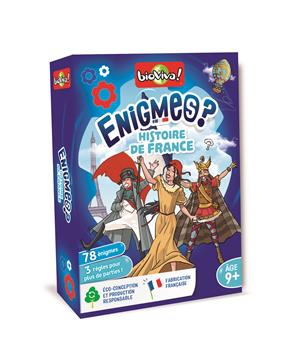 ENIGMES - HISTOIRE DE FRANCE.