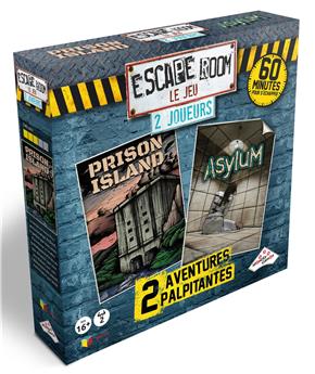 ESCAPE ROOM LE JEU - COFFRET 2 JOUEURS - 2 AVENTURES