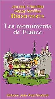 JEU DES 7 FAMILLES DÉCOUVERTE - LES MONUMENTS DE FRANCE