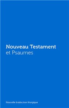 NOUVEAU TESTAMENT ET PSAUMES - COUVERTURE VINYLE BLEUE